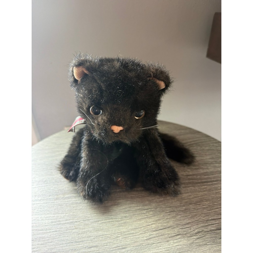 TY BEANIE BABY BUDDY CAT NAMED PURRESIOUS 15" Black 2002